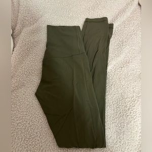 Lululemon Align Leggings 28" Size 4 Color Dark Olive Excellent Used Condition